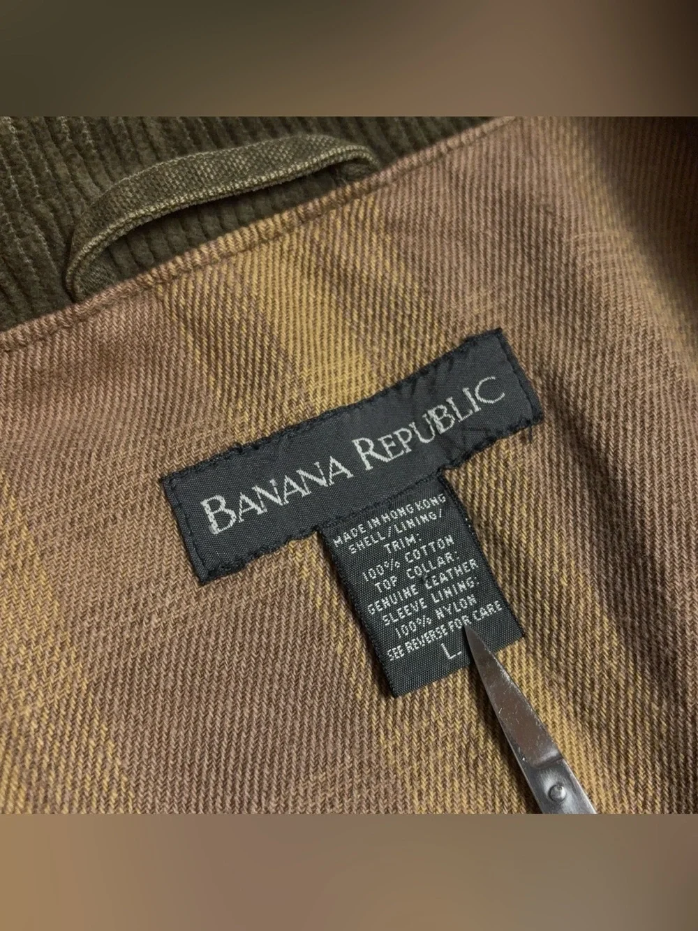 Vintage Banana Republic Green Cotton Duck Canvas Denim Barn Chore Jacket Large